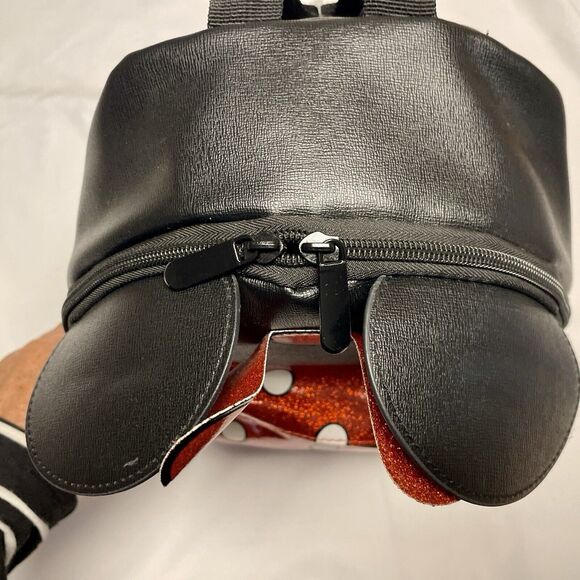 Disney Minnie Mouse Backpack Brand New With Tags Red Polka Dots Bow Travel - Picture 6 of 8